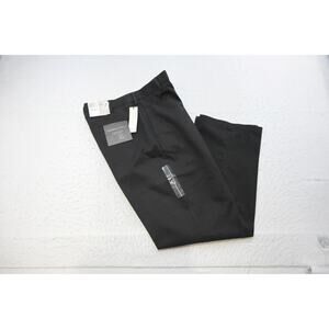 Dockers Custom Fit Black Khaki Chinos Flat Pants Mens Size 32 x 32 NEW